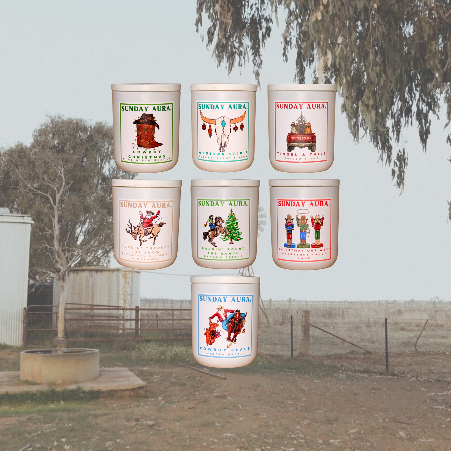 The Full Roundup — Cowboy Christmas Candle Collection